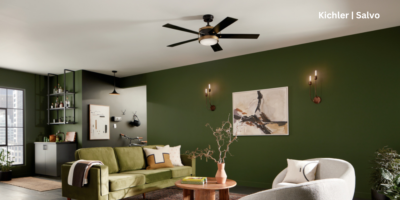 Large room with multiple sources of light and a variety of light fixtures.